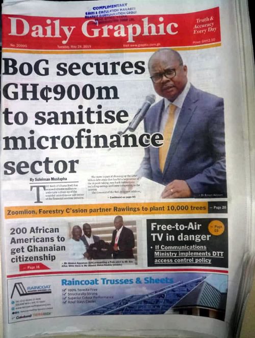 Newspaper Headlines Tuesday 28th May 2019 (7)
