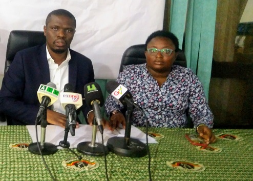 Mr-Mustapha-Ussif-left-and-Madam-Gifty-Oware-Deputy-Executive-Director-of-administration-NSS-addressing-the-media