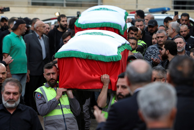 Lebanon mourns two journalists killed in Israeli air strike