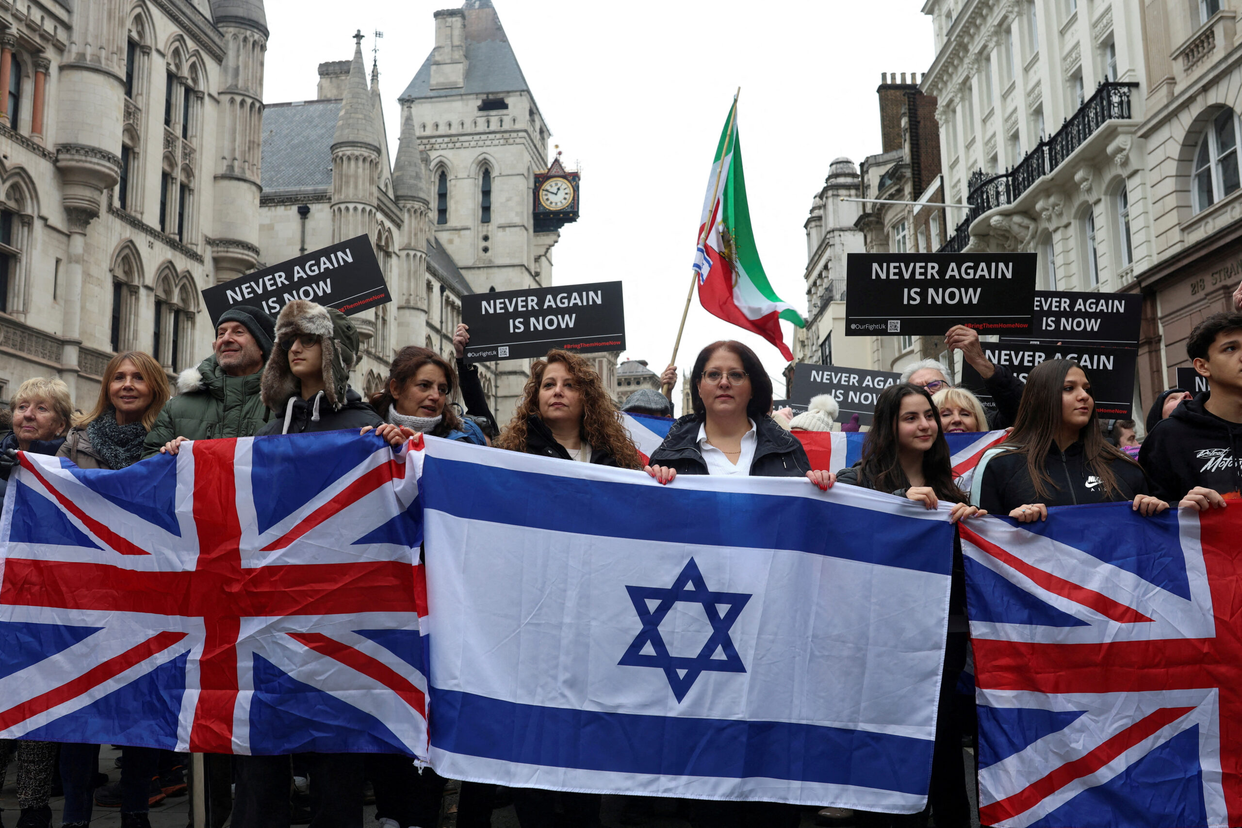 FILE PHOTO: Solidarity march against antisemitism in London
