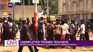 Unemployed trained teachers
