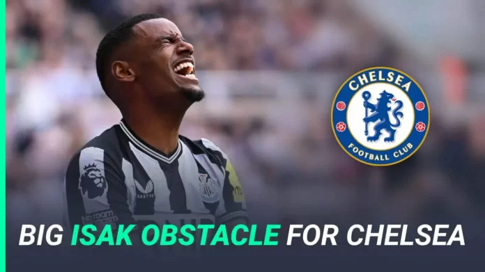 Alexander Isak of Newcastle is a target for Chelsea