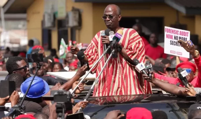 “Enough is Enough” Demo NDC leadership presents petition to EC