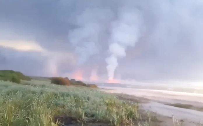 Ukrainian drone attack triggers earthquake-sized blast at arsenal in Russia's Tver region