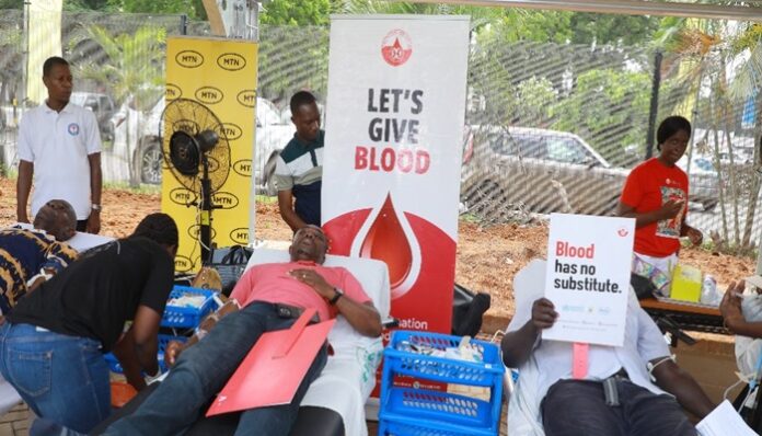 MTN Foundation,Ghana Supports the Blood Banks