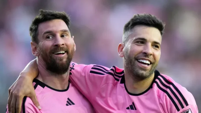 Messi and Alba